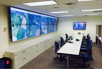 The Advanced Technology for Impoundment Monitoring (ATIM) center at TVA’s Chattanooga headquarters.